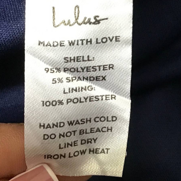 LULU'S SZ S Blue Height of Elegance Plunge Neck Mermaid Maxi Dress NWT 0B8 *flaw - Picture 11 of 14